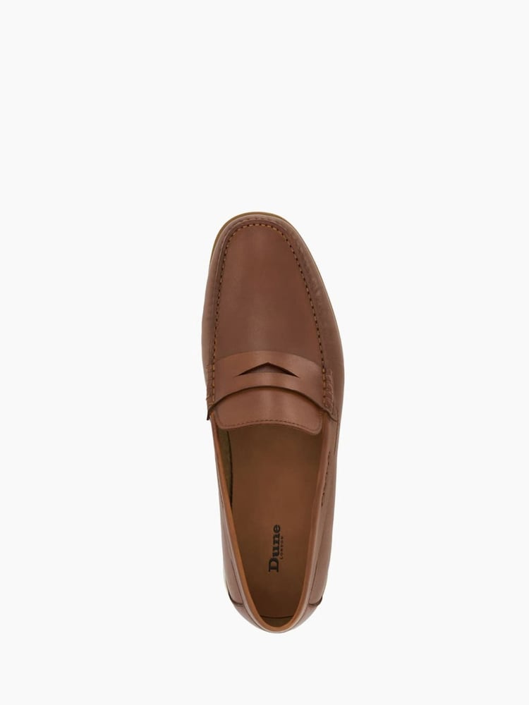 Dune London Brown Standard Fit Berkly Sole Loafers - Image 5 of 5