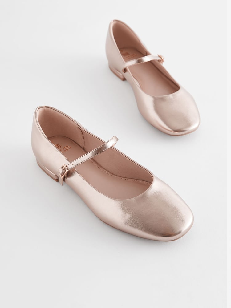 Champagne Gold Forever Comfort® Mary Jane Shoes - Image 1 of 5 Champagne Gold Forever Comfort® Mary Jane Shoes - Image 1 of 5