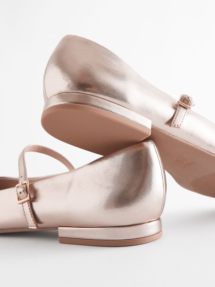 Champagne Gold Forever Comfort® Mary Jane Shoes - Image 5 of 5