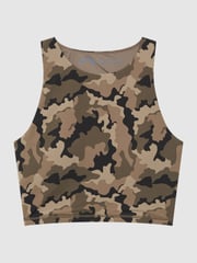 The Upside Kurzes Tanktop in Camouflage - Bild 2 von 5