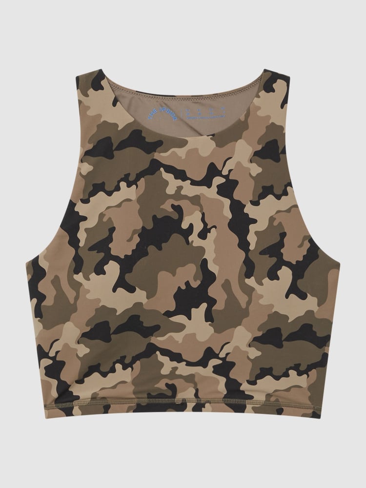 The Upside Kurzes Tanktop in Camouflage - Bild 2 von 5