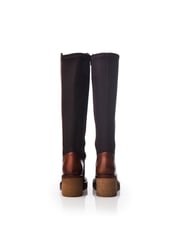 Moda in Pelle Harpette Crepe Wedge Long Side Zip Boots - Image 3 of 4