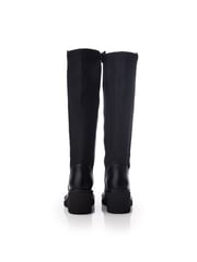 Moda in Pelle Harpette Crepe Wedge Long Side Zip Boots - Image 3 of 4