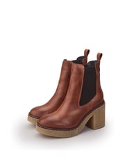 Moda in Pelle Natural Breeanna Short Platform Crepe Heels Boots - Image 2 of 4
