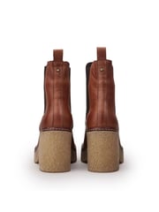 Moda in Pelle Natural Breeanna Short Platform Crepe Heels Boots - Image 3 of 4