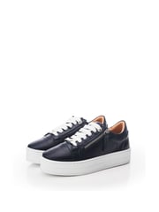 Moda In Pelle Abbiy Chunky Slab Sole Side Zip Lace Up Trainers - Image 1 of 3