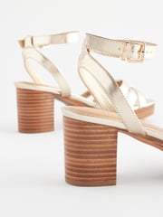 Gold Forever Comfort® Low Platform Heels - Image 6 of 7