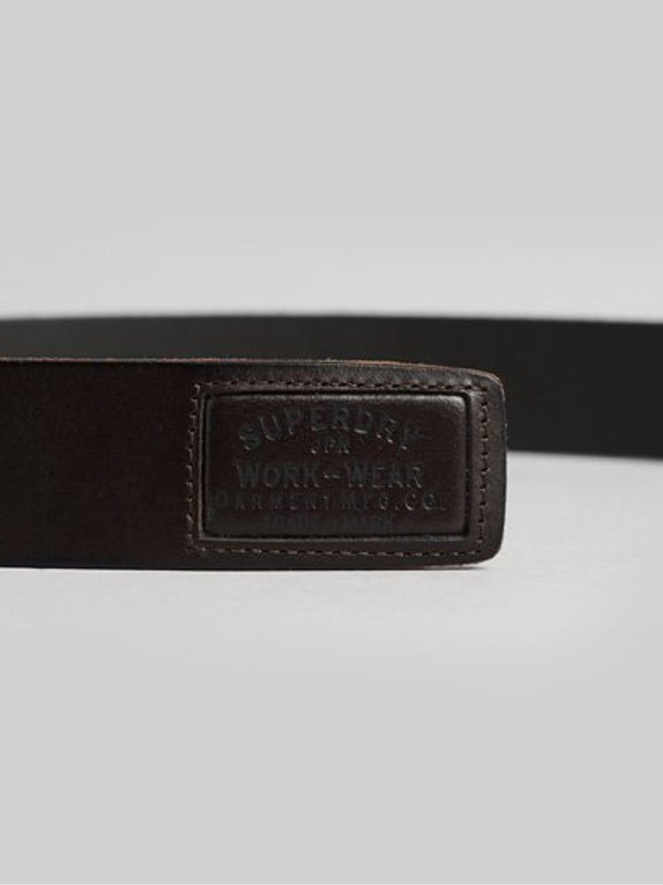 Superdry Brown Badgeman Belt - Image 2 of 3