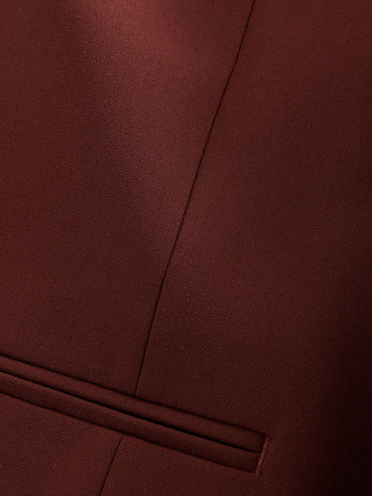 Brick Red Regular Fit Motionflex Stretch Waistcoat - Image 10 of 10