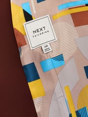 Brick Red Regular Fit Motionflex Stretch Waistcoat - Image 8 of 10
