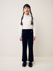 Black Pull-On Stretch Bootcut School Trousers 2 Pack (3-17yrs) - Image 2 of 8