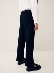 Black Pull-On Stretch Bootcut School Trousers 2 Pack (3-17yrs) - Image 4 of 8
