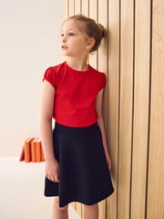 Red Puff Sleeve 100% Cotton T-Shirts 2 Pack (3-16yrs) - Image 2 of 6