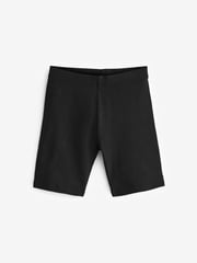 Black Longer Length 5 Pack Cotton Rich Stretch Cycle Shorts (3-16yrs) - Image 2 of 8