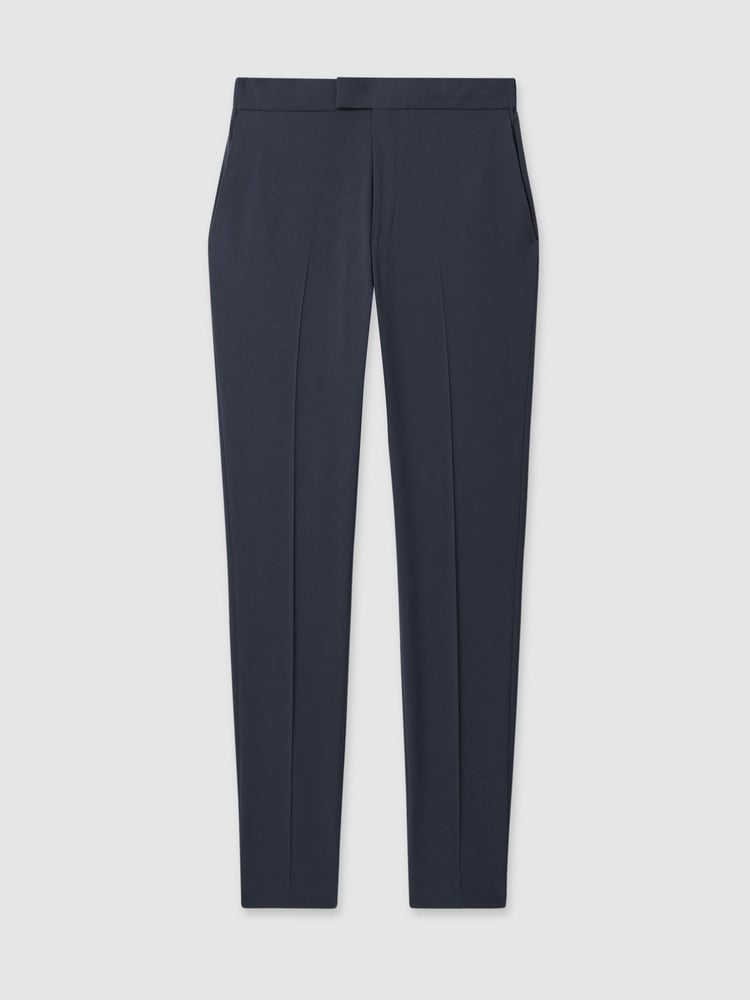Reiss Airforce Blue Found Slim-Fit Drawstring Trousers - Image 2 of 5