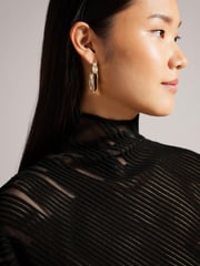 Ted Baker Leonhaa Knitted Maxi Black Dress - Image 3 of 5
