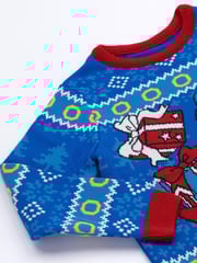 Sonic, Blau - Vanilla Underground Kinder Weihnachts-Pullover - Bild 2 von 6