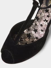 Joe Browns Black Cover Girl T Bar Shoes - Image 4 of 5