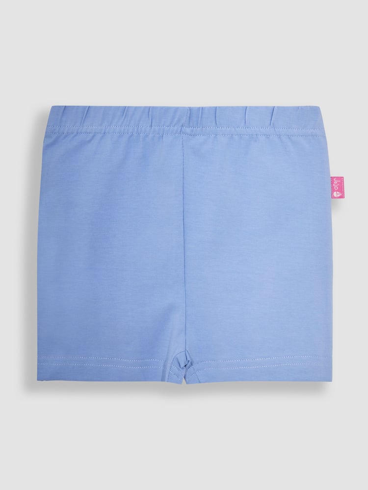 JoJo Maman Bébé Purple Ditsy & Lilac 2-Pack Shorts - Image 2 of 4
