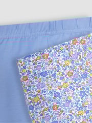 JoJo Maman Bébé Purple Ditsy & Lilac 2-Pack Shorts - Image 4 of 4