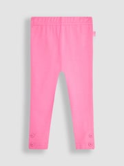 JoJo Maman Bébé Periwinkle Purple Butterfly Floral & Pink 2-Pack Leggings - Image 4 of 5