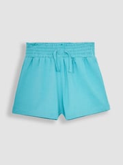 JoJo Maman Bébé Pink Apple & Duck Egg Blue 2-Pack Pretty Shorts - Image 4 of 6