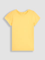 JoJo Maman Bébé Pink Strawberry Garden & Yellow 2-Pack T-Shirts - Image 3 of 3