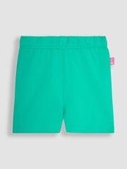 JoJo Maman Bébé Fuchsia Pink Pineapple & Green 2-Pack Shorts - Image 3 of 4