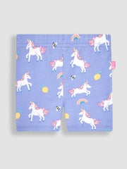 JoJo Maman Bébé Lilac 2-Pack Unicorn Shorts - Image 2 of 4