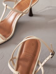 Bone Print Signature Leather Toe Post Heeled Sandals - Image 6 of 6