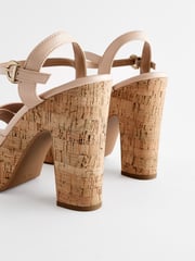 Nude Forever Comfort® Cork Platform Sandals - Image 5 of 7