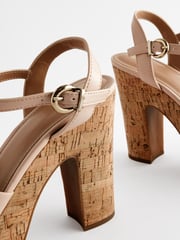 Nude Forever Comfort® Cork Platform Sandals - Image 7 of 7