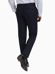 Ted Baker Tailoring Blue Slim Fit Tuxedo Trousers - Image 2 of 3
