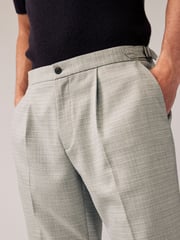 Stone Textured Side Adjuster Trousers - Image 7 of 9