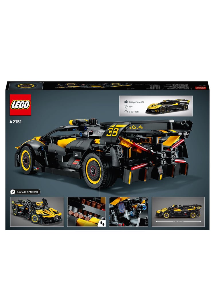 LEGO Technic Bugatti Bolide Model Car Toy Building Set 42151 - Image 8 of 8
