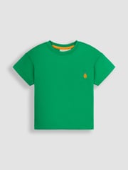 JoJo Maman Bébé Ecru Pineapple 2-Pack Pocket T-Shirts - Image 3 of 3
