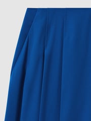 Leuchtend Blau - Florere Plissierte Hose mit weitem Bein - Bild 7 von 7
