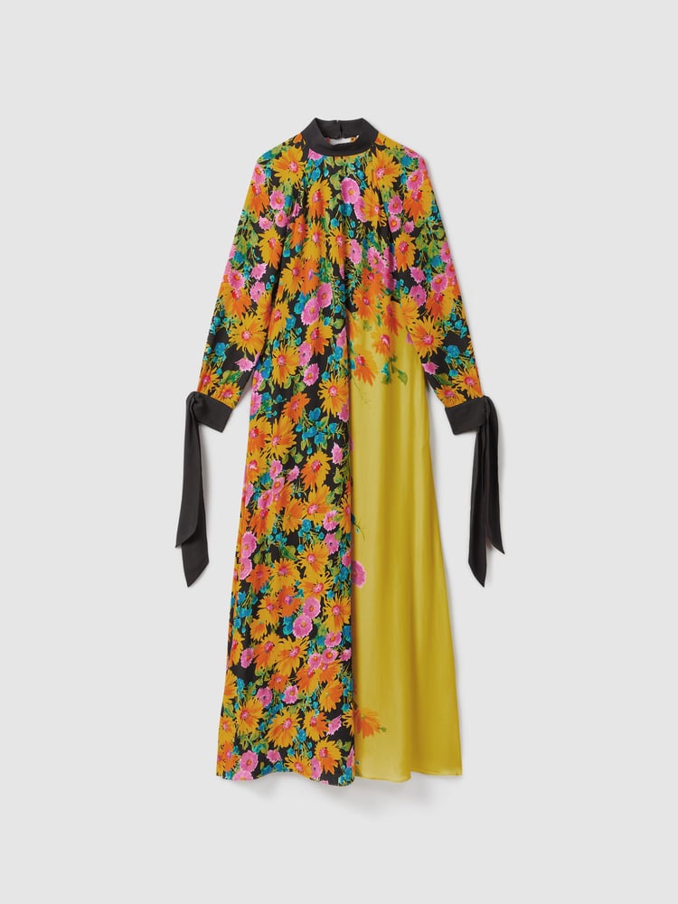 Florere Printed Tie Cuff Maxi Dress - Image 2 of 8
