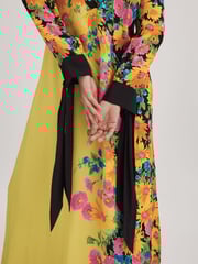 Florere Printed Tie Cuff Maxi Dress - Image 7 of 8