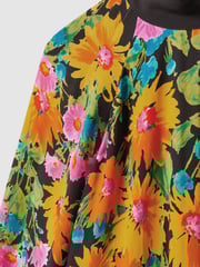 Florere Printed Tie Cuff Maxi Dress - Image 8 of 8