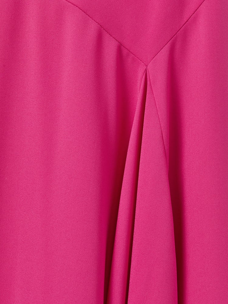 Florere Crepe Asymmetric Midi Dress - Image 6 of 6