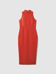 Florere Crepe Fitted Midi Dress - Image 2 of 6