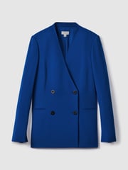 Florere Collarless Double Breasted Blazer - Image 2 of 7