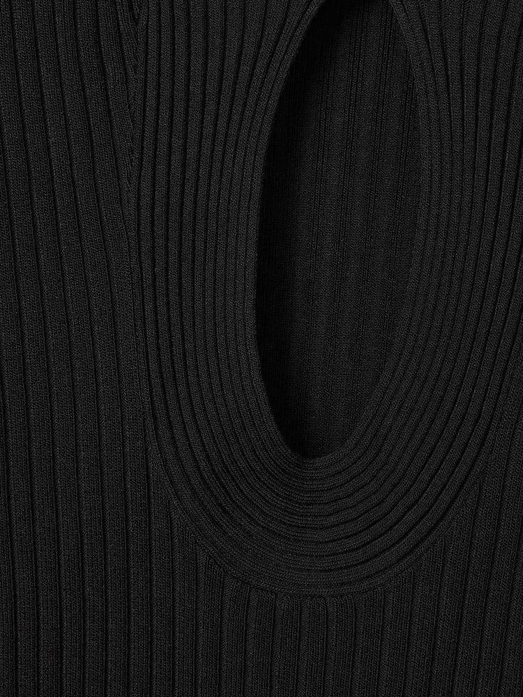 Florere Ribbed Blouson Sleeve Midi Dress - Image 5 of 5