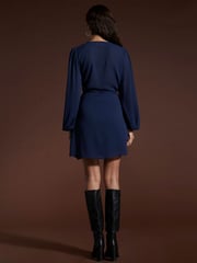 Dancing Leopard Ginger Mini Wrap Dress - Image 2 of 3