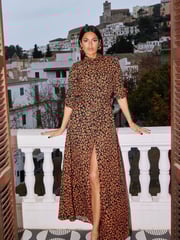 Dancing Leopard Dove Maxi Shirt Dress - Image 1 of 5