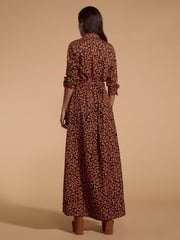 Dancing Leopard Dove Maxi Shirt Dress - Image 5 of 5