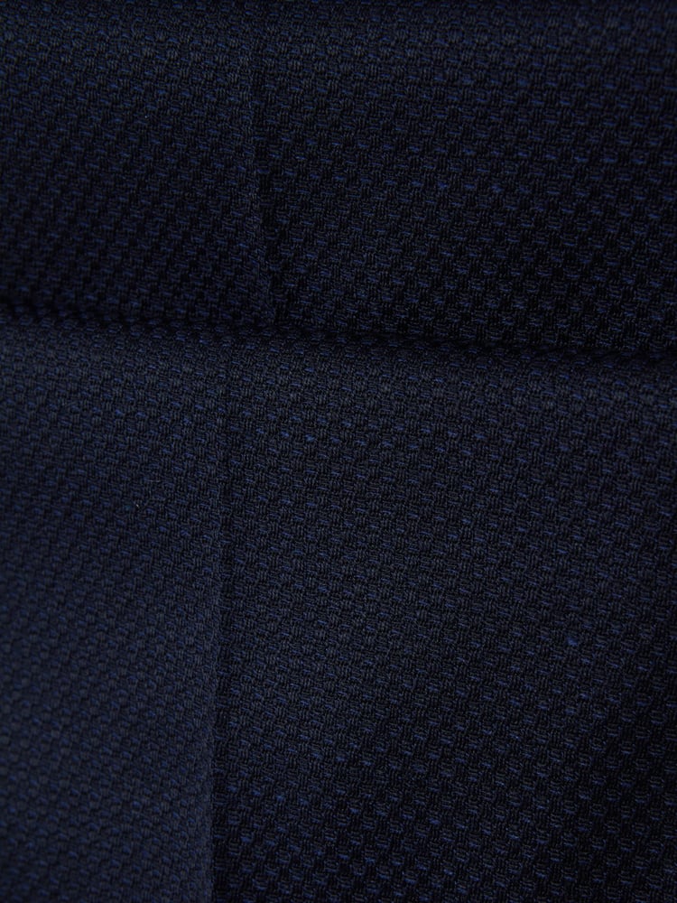 Reiss Navy Harley Wool Blend Wide Leg Suit Trousers - Image 6 of 6