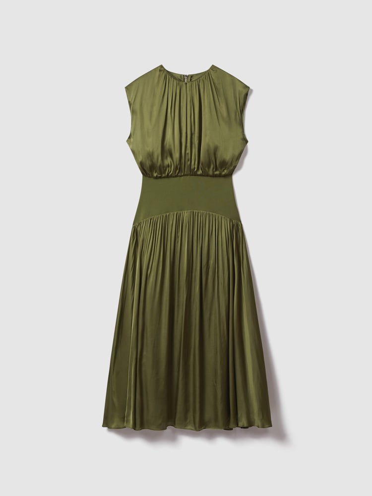 Florere Dropped Waist Midi Dress - Image 2 of 7