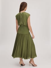 Florere Dropped Waist Midi Dress - Image 4 of 7